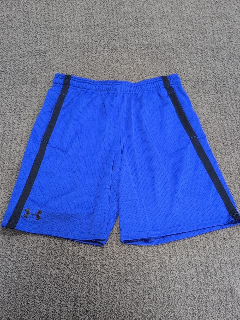 Under Armour Men's Blue Loose Heat Gear Mesh Athletic Shorts